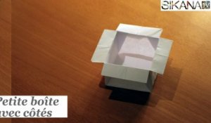 Origami pratique : Faire une boite en papier avec des côtés
