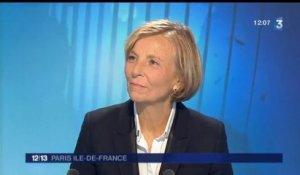 Marielle de Sarnez, invitée du 12-13 Paris Ile-de-France sur France3 - 250513