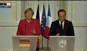 Angela Merkel appelle par erreur François Hollande "François Mitterrand" - 30/05