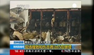Chine : 119 morts dans l'incendie d'un abattoir de volailles