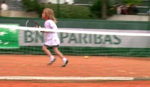 Mini tennis à Roland-Garros