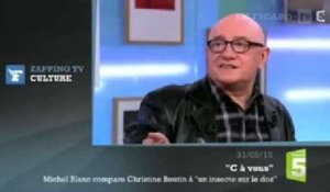 Zapping TV : Michel Blanc compare Christine Boutin à "un insecte sur le dos"
