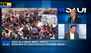 BFM STORY: Décès de Clément Méric, le Front National dément tout lien avec les agresseurs présumés - 06/06