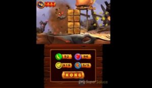 Soluce Donkey Kong Country Returns 3D : 6-5 Plateau du Rhino