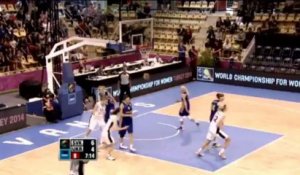 Euro Féminin de Basket - Alyoshkina marque contre son camp