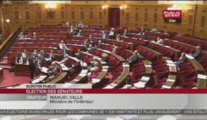 En Séance - Projet de loi relatif à l'élection des sénateurs