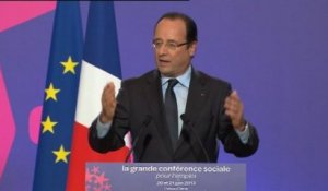 Conférence sociale : le discours de François Hollande