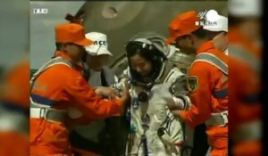 Retour sur terre pour la capsule chinoise spatiale...