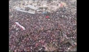Explosion de joie place Tahrir après l'ultimatum de l'armée