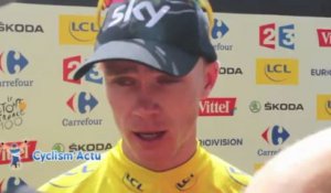 Tour de France 2013 - Christopher Froome : "Soulagé d'avoir passé cette étape"