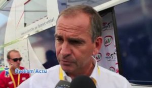 Tour de France 2013 - Marc Sergeant : 'Van den Broeck touché au genou gauch"