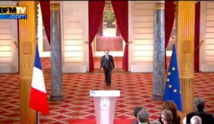 Hollande: un discours à l'Elysée pour le deuxième 14 juillet du quinquennat - 14/07