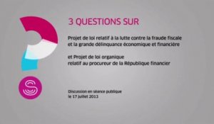 [Questions sur] Projet de loi relatif à la lutte contre la fraude fiscale et la grande délinquance économique et financière