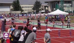 Finale 100m haies Juniors Dijon 2013