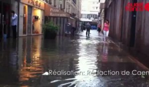 Inondations et orages à Caen
