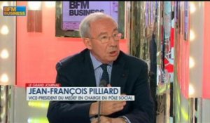 Jean-François Pilliard du Medef en charge du pôle social, dans le Grand Journal - 25 juillet 2/5