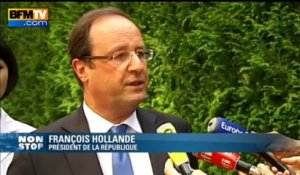 François Hollande: "Le seul sujet qui compte pour les Français, c'est l'emploi" - 08/08