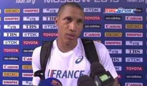 Mondiaux d'Athlétisme / Rapinier : "Je n'arrive pas à finir à mes sauts" - 18/08