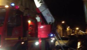 Calais : violent incendie rue des Fleurs