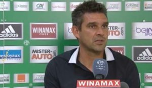 J2 - ASSE-EAG :  Réaction d'après match de Jocelyn Gourvennec