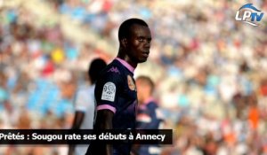 Prêtés : Sougou rate ses débuts à Annecy