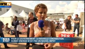 Najat Vaullaud-Belkacem: "la nouvelle contribution climat-énergétique n'est pas un nouvel impôt" - 23/08