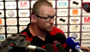 Conférence de presse d'après-match Toulon - Racing Métro 92