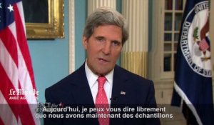 John Kerry dénonce l'usage de gaz sarin contre des civils syriens