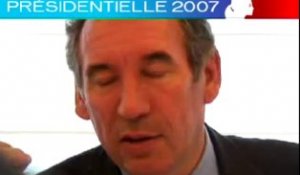 Présidentielle 2007 - Bayrou face aux lecteurs du Parisien: Son premier ministre idéal