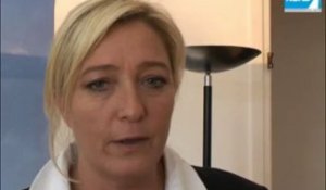 Marine Le Pen (FN) : « FN ou pas FN, Mme Létard est dans les choux »