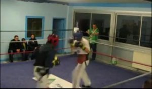 Boxe : entrainement du Calaisien Romain Jacob