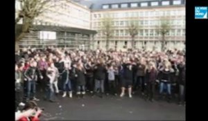 Cambrai : Un flash-mob au lycée Paul-Duez pour le Téléthon