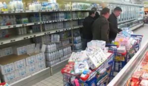Arras : opération des producteurs de lait dans des grandes surfaces
