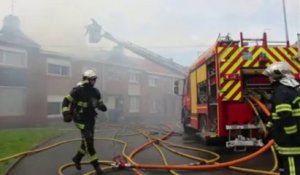 Le feu détruit 4 habitations à Faches-Thumesnil