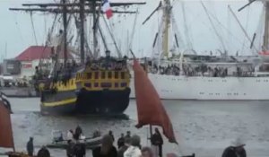 Escale à Dunkerque : du monde sur les quais