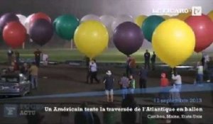 Un Américain tente la traversée de l'Atlantique en ballon