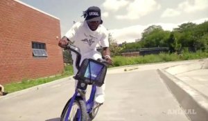 Session freestyle avec le Vélib New Yorkais!! Citi Bike - BMX 2013