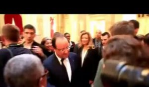 Visite surprise de François Hollande aux journées du patrimoine.