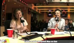 Cauet et Julie torturent Max en live - C'Cauet sur NRJ