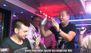 Sean Paul teint Justin en rouge - C'Cauet sur NRJ