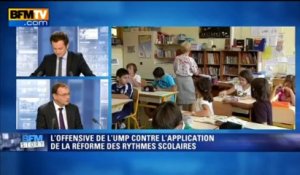 BFM Story: L'offensive de l'UMP contre l'application de la réforme des rythmes scolaires - 01/10