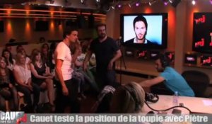 Cauet teste la position sexuelle de la toupie avec Piètre - C'Cauet sur NRJ