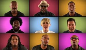 We Can't Stop Version A Cappella avec Miley Cyrus, The Roots & Jimmy Fallon!!