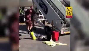 Un homme nu se fait taser sur le tarmac de l’aéroport de Manchester