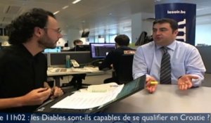 Le 11h02 : les Diables sont-ils capables de se qualifier en Croatie ?