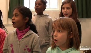 Rythmes éducatifs : atelier chant chorale à l'école Tandou - Paris 19e