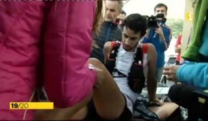 2013 - Kilian Jornet blessé au genou - Grand Raid