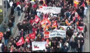 Saint-Brieuc. Plus de 3.000 manifestants dans la rue