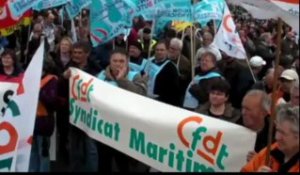 Lorient (56). Près de 5.000 manifestants