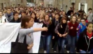 Guingamp (22). 400 lycéens dans la rue
